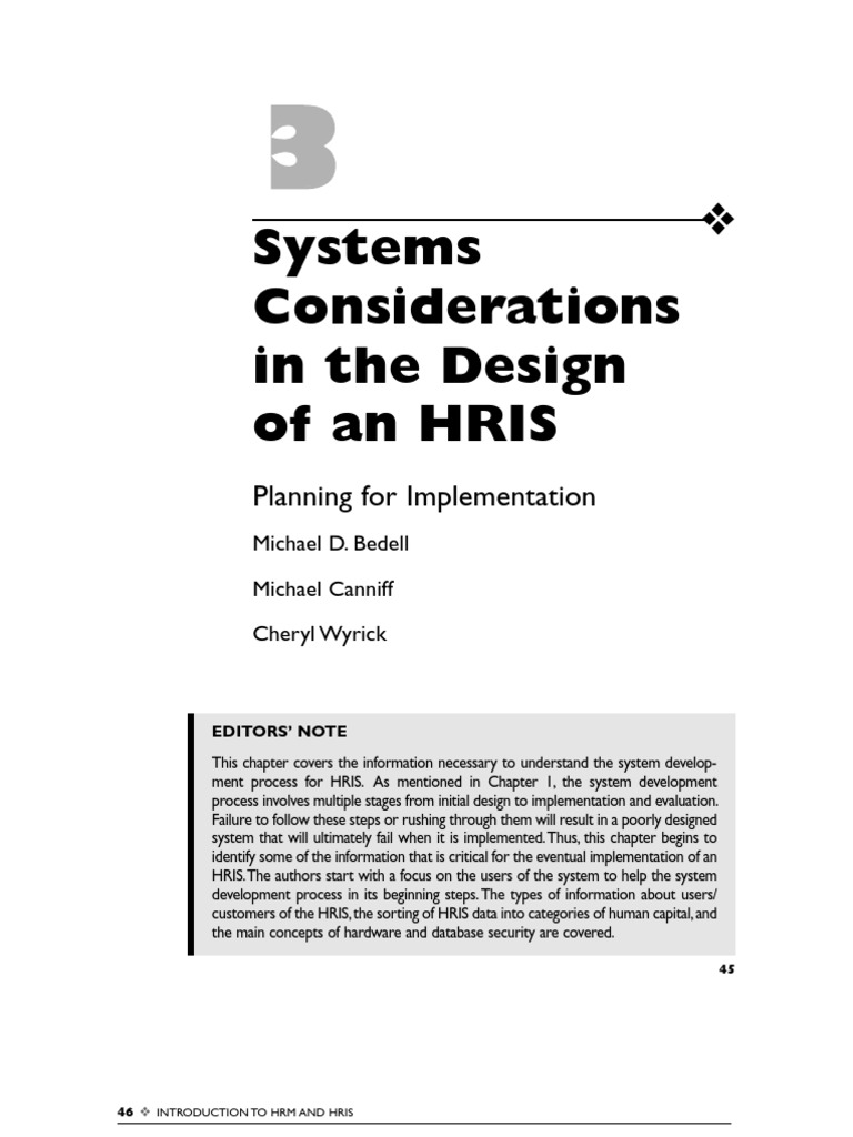 2-Design of HRIS | PDF | Client–Server Model | Databases
