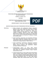 Permenakertrans Nomor 13 Tahun 2012 PDF