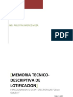 Memoria Tecnico Descriptiva