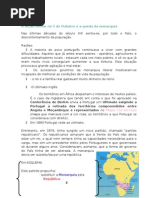 A acção militar no 5 de Outubro e a queda da monarquia - resumo