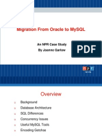 Migration From Oracle to MySQL _ an NPR Case Study Presentation