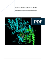 Effect of Hardness and Detergent On Enzymatic Catalysis