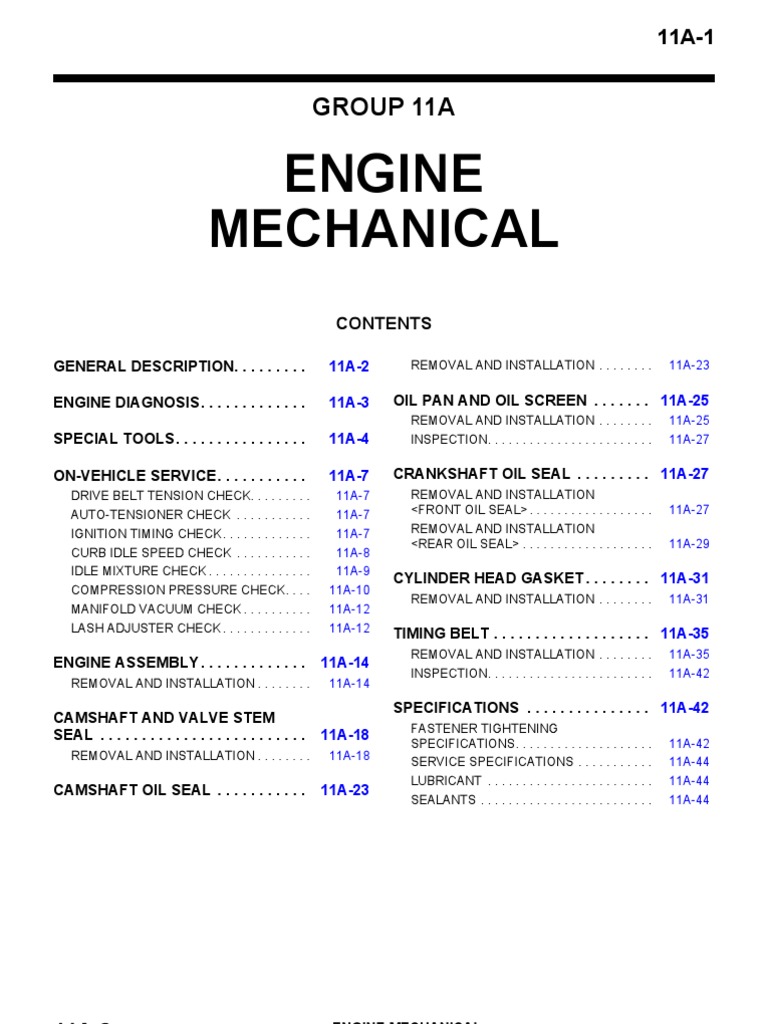 Pajero Timing Belt PDF Belt (Mechanical) Cylinder (Engine)