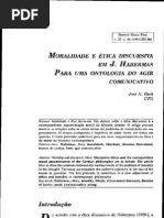 Habermas - Moralidade e ética discursiva em J.Habermas. Para uma ontologia do agir comunicativo