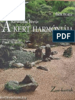 Érik Borja - A harmónia kertje a kert harmóniája (2000)