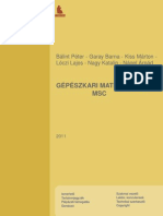 Bálint Péter, Garay Barna, Kiss Márton, Lóczi Lajos, Nagy Katalin, Nágel Árpád - Gépészkari matematika  MSc [2011]