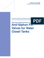 ASSE 1002-2008 Anti-Siphon Fill Valves For Water Closet Tanks