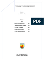 Report of Sensory System Experiment