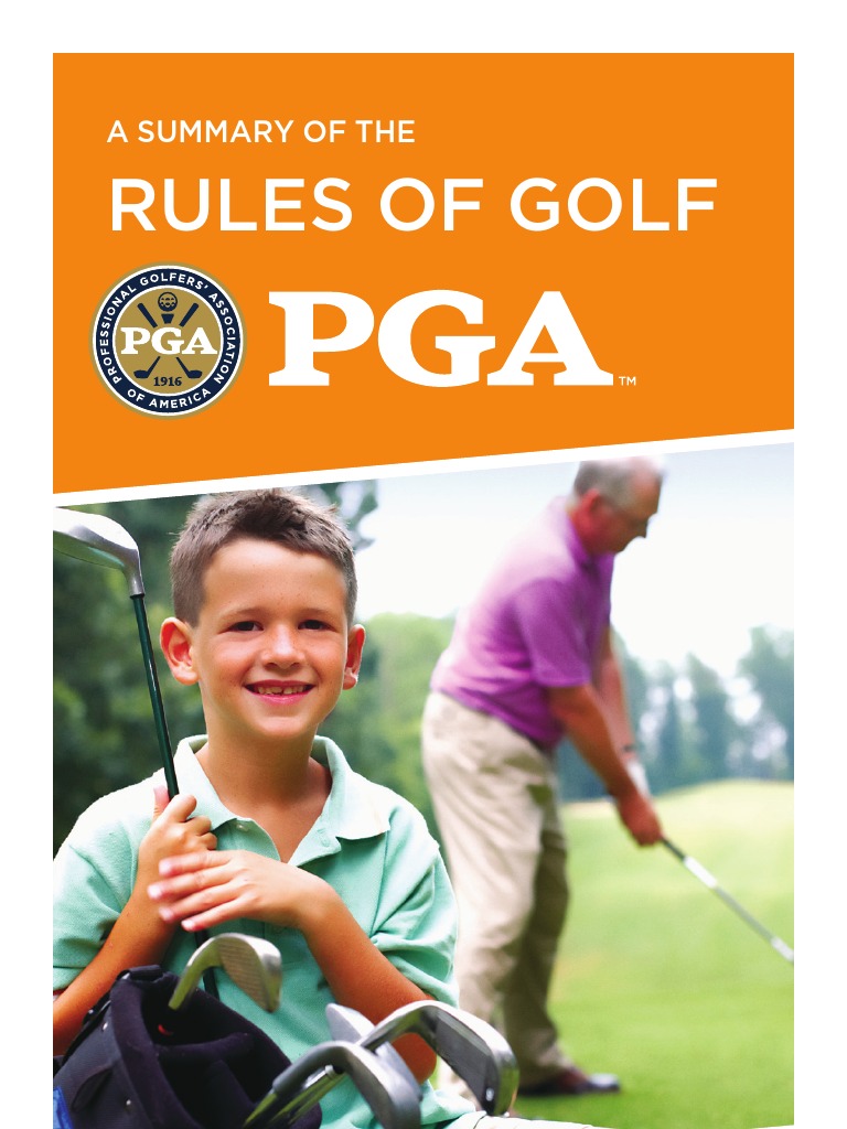 Rules of Golf A Summary of The PDF Sports Business