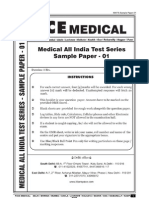 Sample Paper PACE Medical AITS