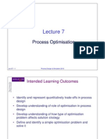 Lec07 Process Optimisation