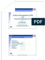 Pattern Recognition (PR) & Neural Networks (NN) : Guide To The Subject