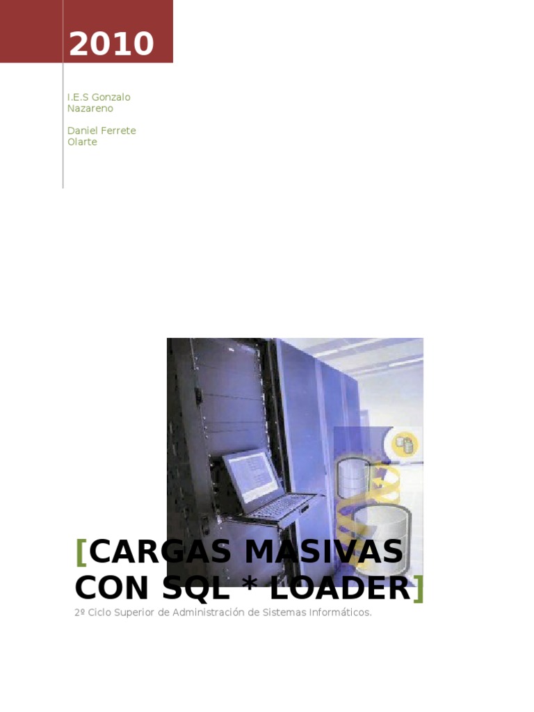 Cargas Masivas con SQL*Loader en Español | PDF | SQL | Tabla (base de ...