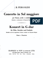 92770409 Pergolesi Concerto in Sol Maggiore Piano