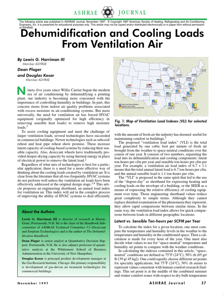 Dehumidification Hvac Air Conditioning