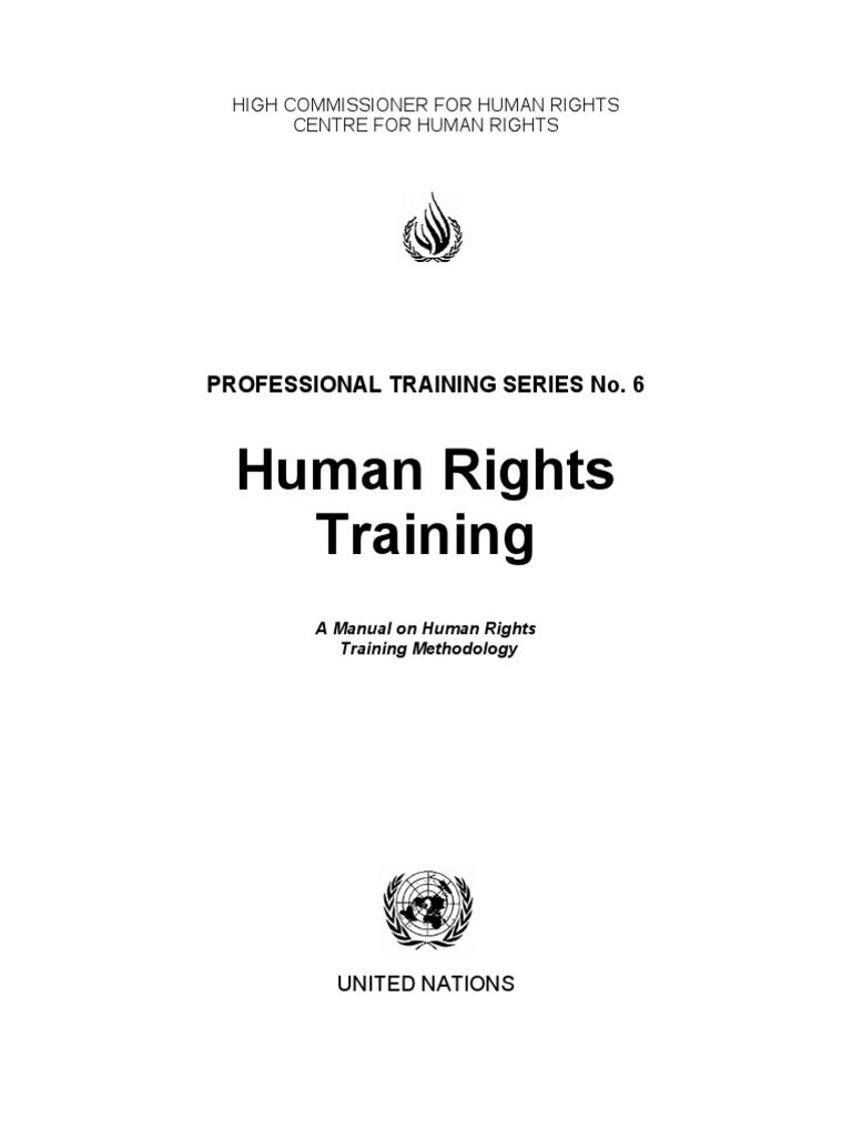 UN Human Rights Traning Manual. | PDF | Computers