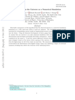 Academic - Constraints on the Universe as a Numerical Simulation