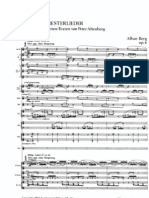 Berg - Altenberg Lieder, Op. 4