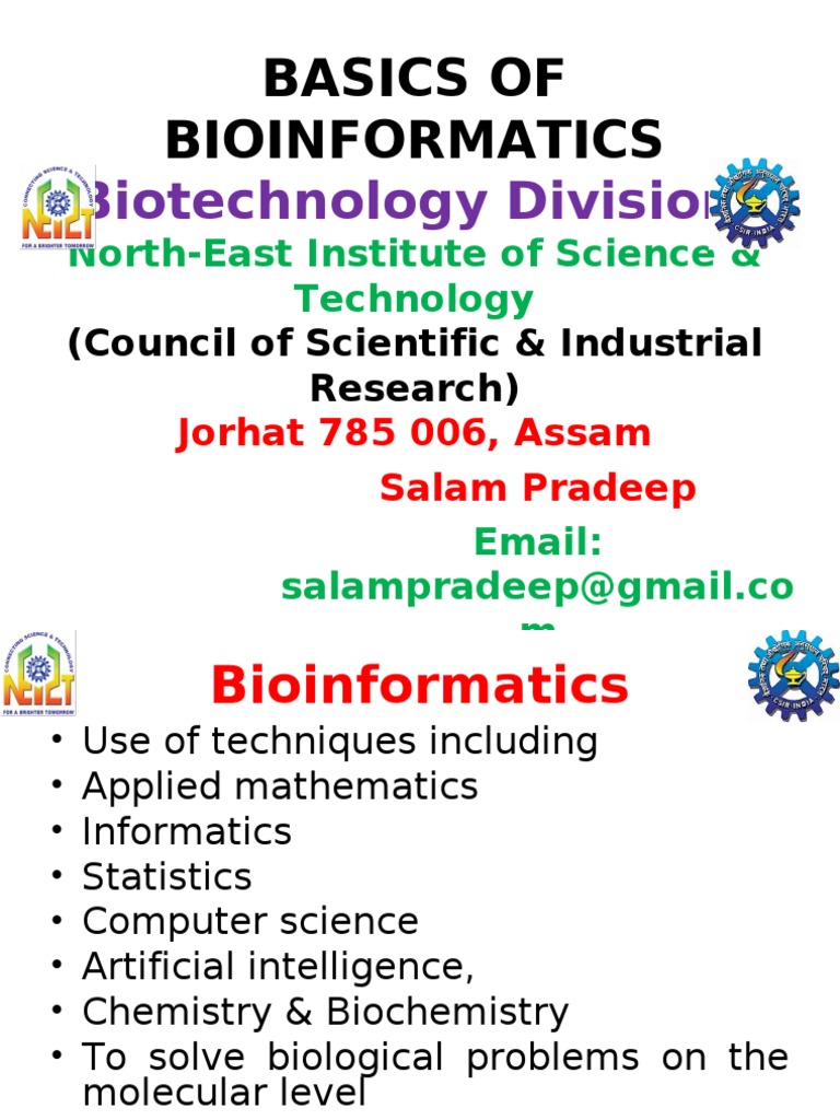 Basics Of Bioinformatics Pdf