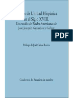 VIRGINIA GIL - Sueños de Unidad Hispánica
en el Siglo XVIII: Un estudio de Tardes Americanas de José Joaquín Granados y Gálvez
