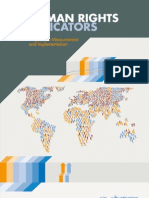 HUMAN RIGHTS INDICATORS A Guide To Measurement and Implementation