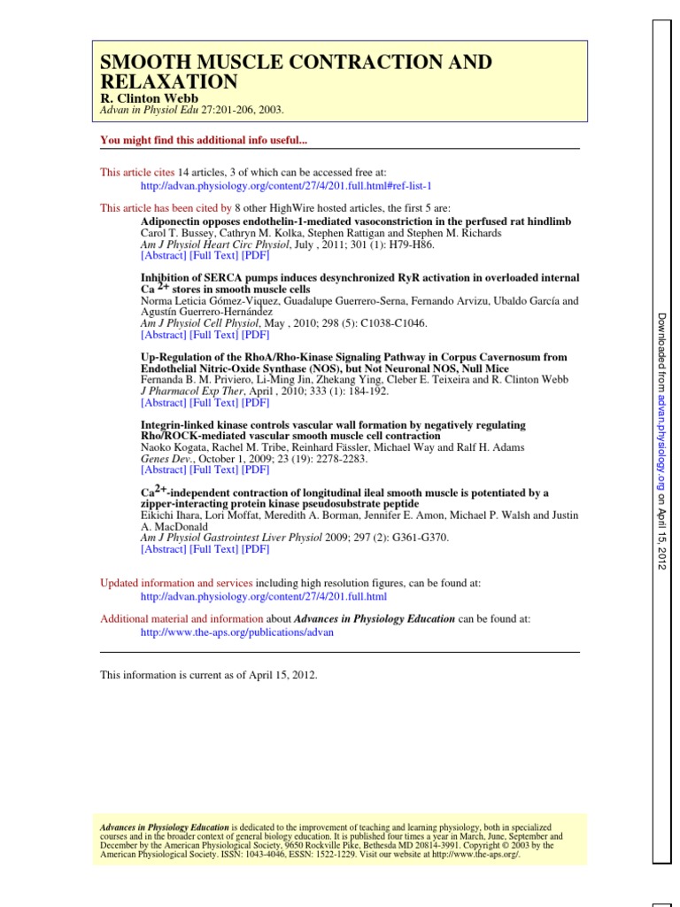 smooth muscle physiology | Smooth Muscle Tissue | Muscle Contraction