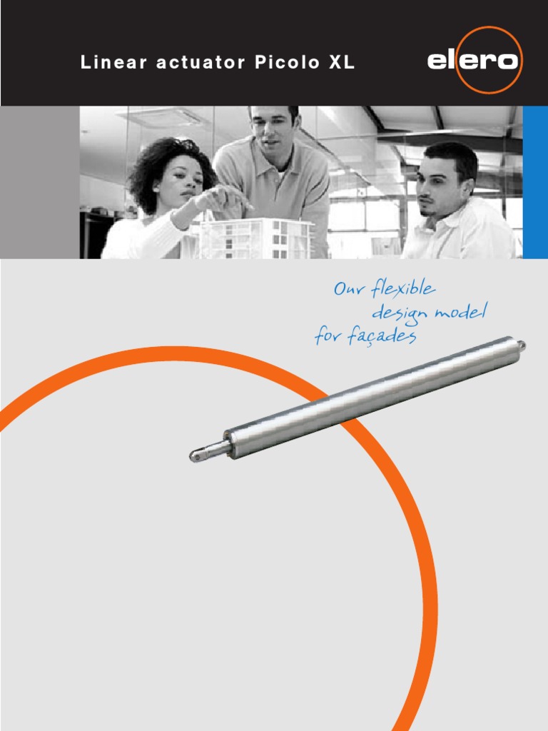 Picolo XL - en - 020107 - NEW PDF | PDF | Electrical Connector | Actuator
