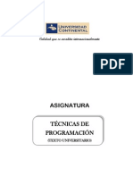 Texto - Tecnicas de Programacion