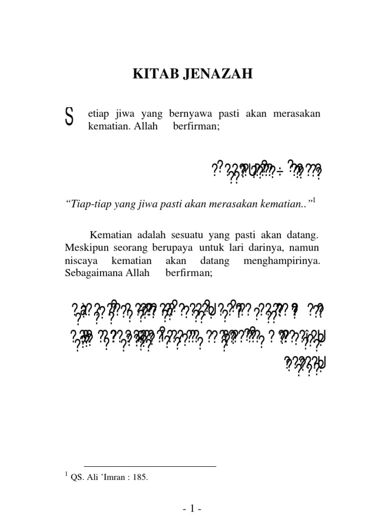 Kitab Jenazah Pdf