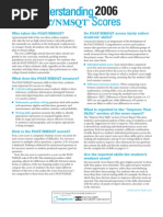 Understanding 2006 PSAT-NMSQT Scores