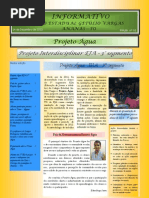 Informativo - Projeto Interdisciplinar - Água