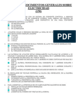 Conocimientos sobre electricidad en aviación