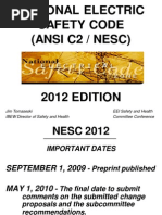 National Electric Safety Code (Ansi C2 / Nesc)