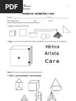 Evaluación Geometria 4 Basico