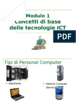 ECDL Modulo 1 - Concetti di base della Tecnologia dell'Informazione