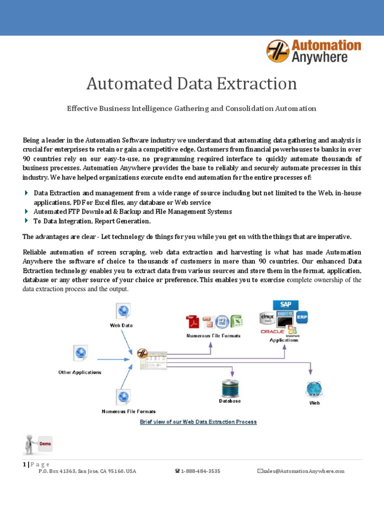 Automated Data Extraction PDF | PDF | Automation | Microsoft Excel