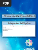 Cluster de Alta Disponibilidad