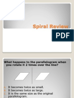 Math Spiral Review