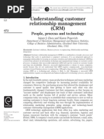 Understanding Customer Relationship Management (CRM) People, Process and Technology