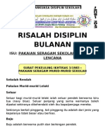 Risalah Disiplin Bulanan Jan 2013