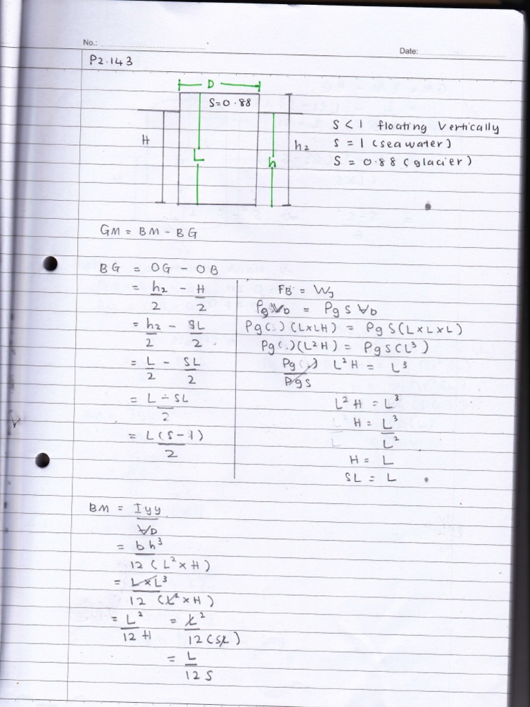 Water Calculation Formula Guide | PDF