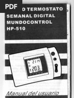 Download Termostato MUNDOCONTROL HP510 by Pepe Pepe Pepe Pepe SN138323113 doc pdf