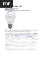 History of the Light Bulb Invention | PDF | Incandescent Light Bulb ...