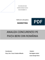 Concurenta Pe Piata Berii Din Romania