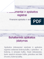 Dokumentai Ir Apskaitos Registrai