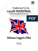 Download Soal Prediksi UN Bahasa Inggris SMA 2013 by Zakia Imani SN138336769 doc pdf