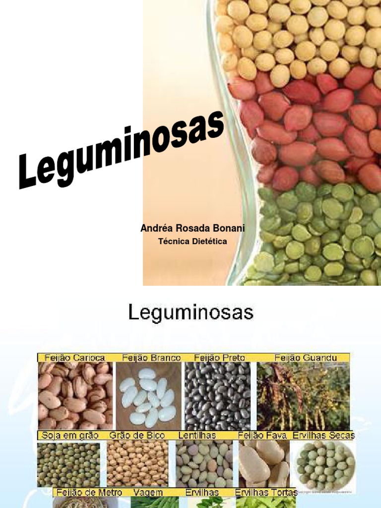 Leguminosas: Tipos e Nutrição | PDF | Molho de soja | Soja