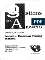 Question and Answer For Acoustic Emission Testing Method