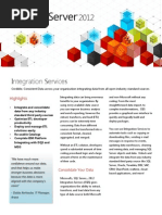 SQL Server 2012 Integration Services Datasheet