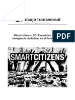 Nota de prensa de la inauguración de «Smartcitizens» de PaisajeTransversal